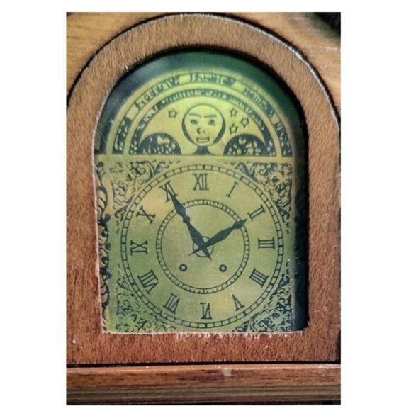 Miniature Town Square Grandfather Clock Music Box - Picture 2 of 9